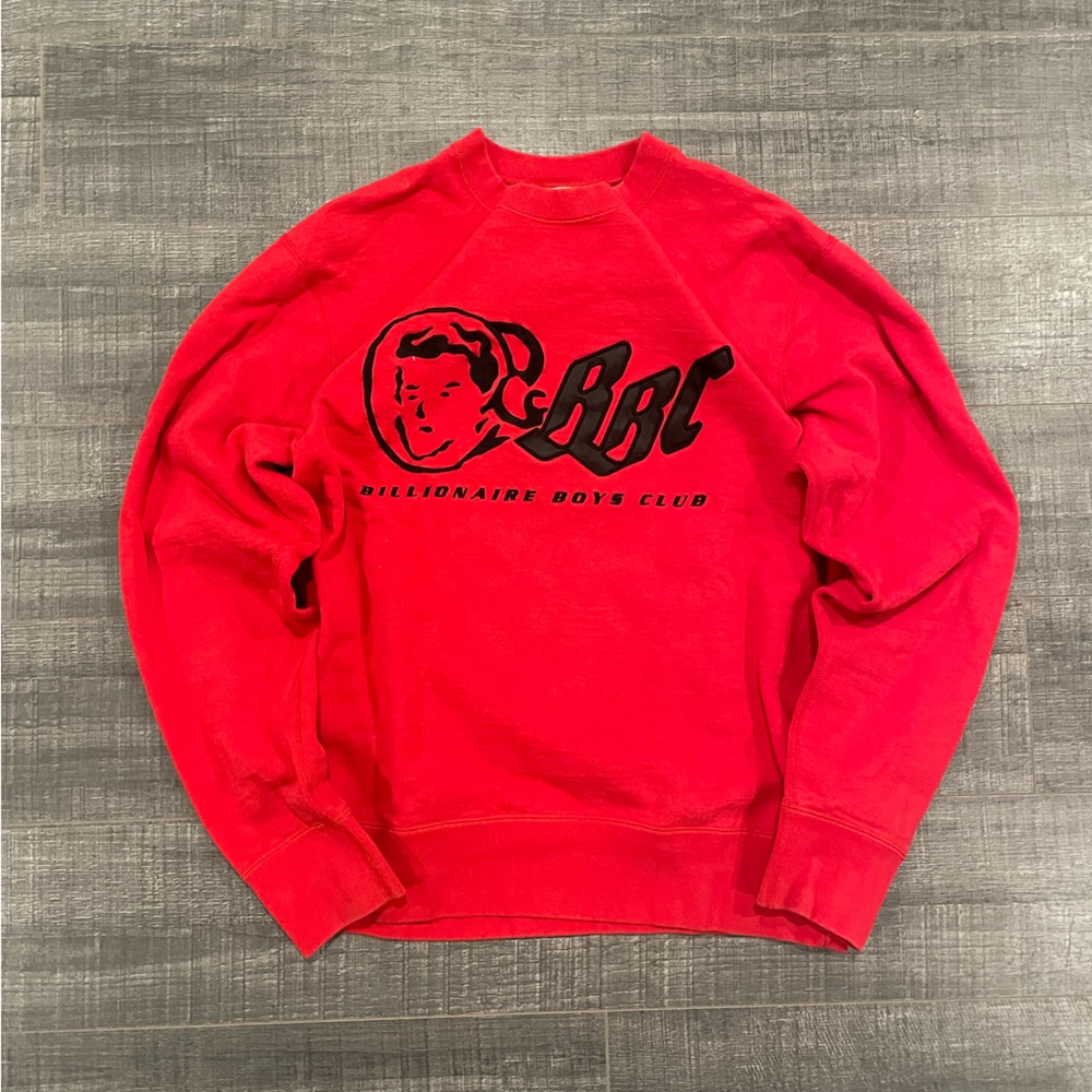 Billionaire Boys Club Flagship Exclusive Red Crewneck
